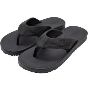 Flojos Men’s Flip Flop Sandals Black Padded Comfort Slip On Slides Size 13 M NWT